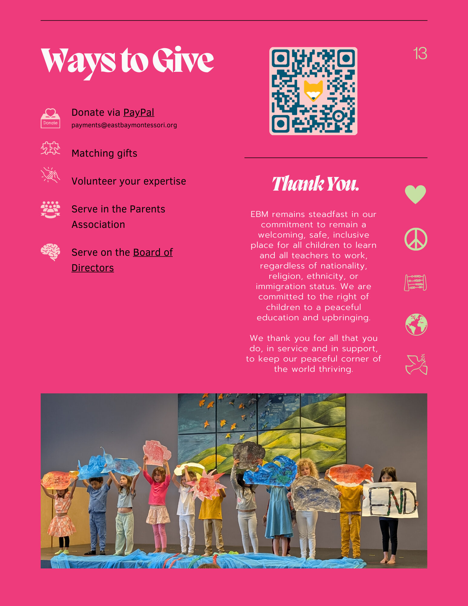 East Bay Montessori Annual Report page 15