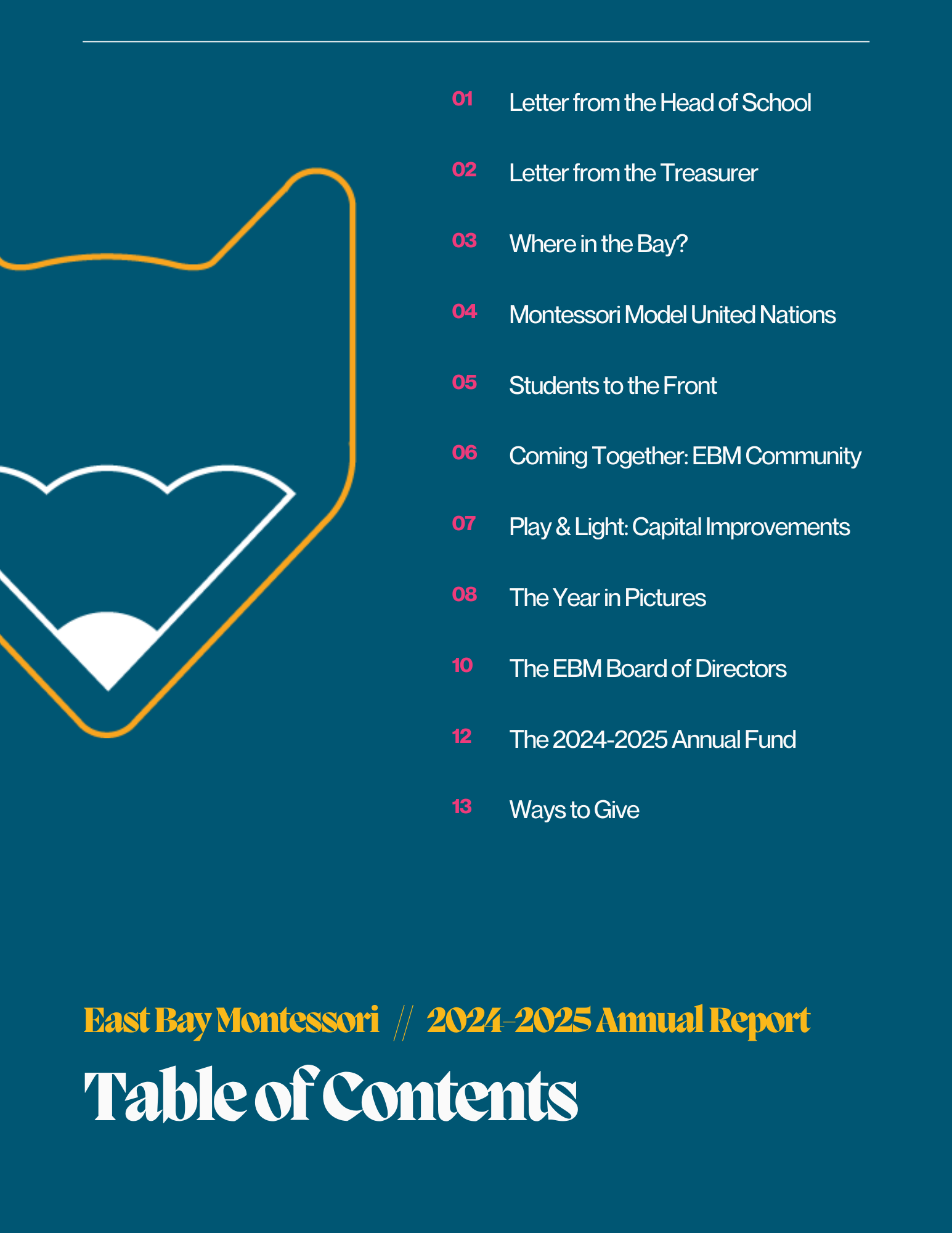 East Bay Montessori Annual Report page 2
