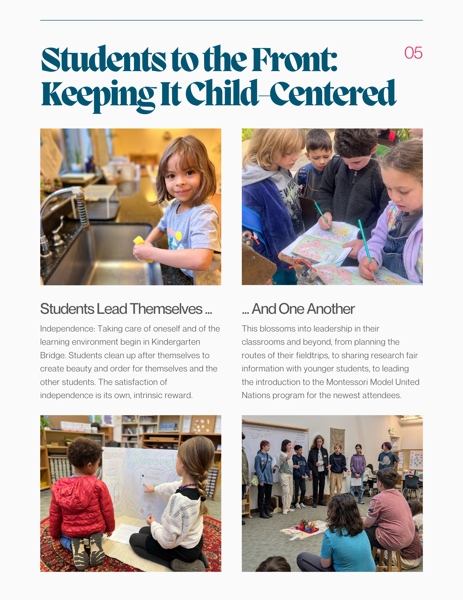 East Bay Montessori Annual Report page 7