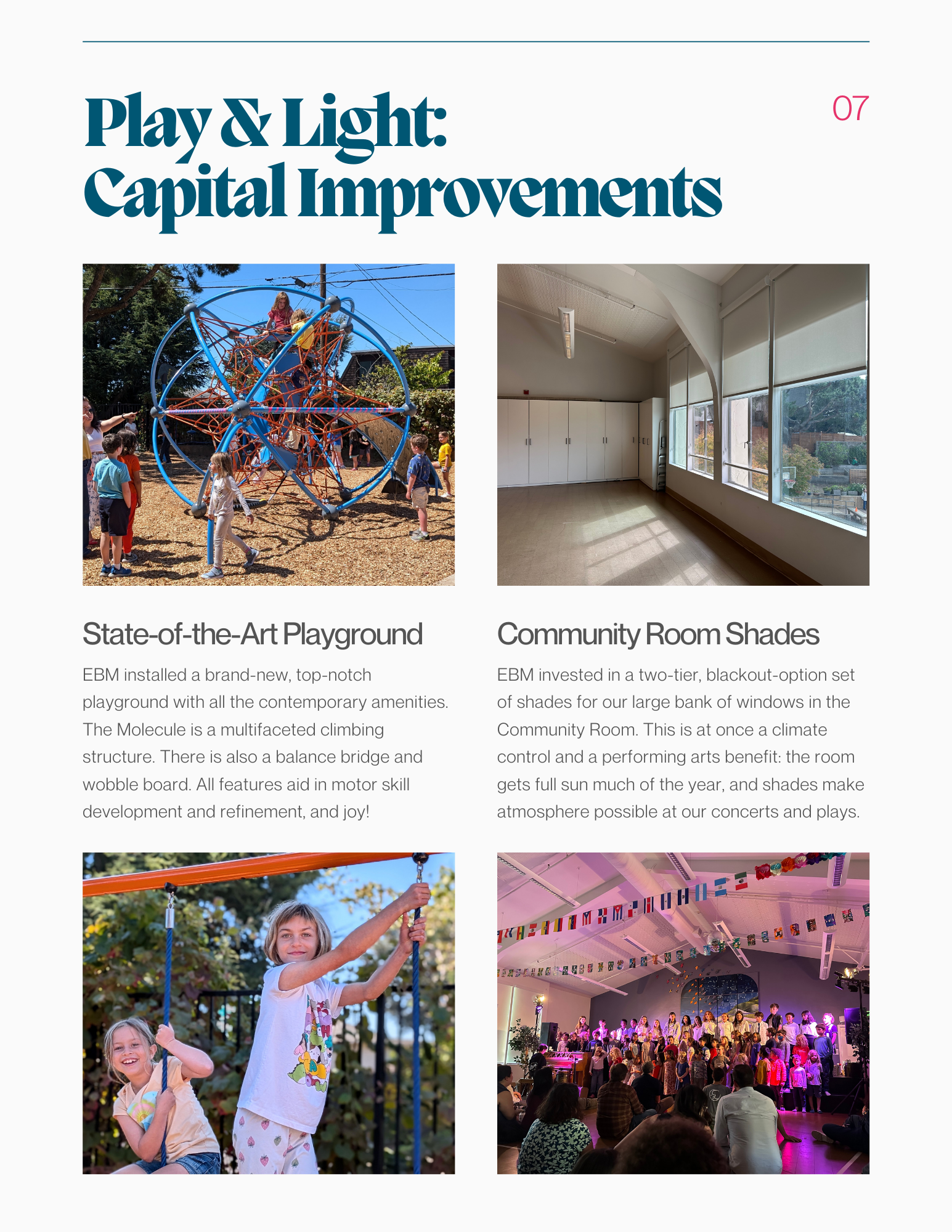 East Bay Montessori Annual Report page 9